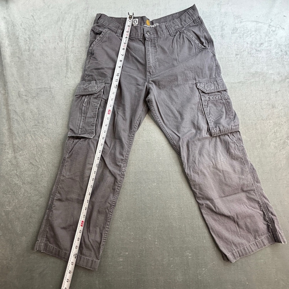 Carhartt Force Tappen Cargo Pant Grey Comfort‎ Y2K Relaxed Fit 101148 Men 36x30 - Picture 7 of 14